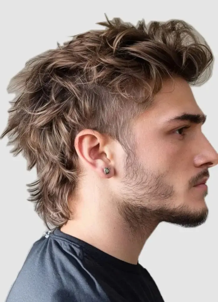Choppy Mullet Taper Fade: