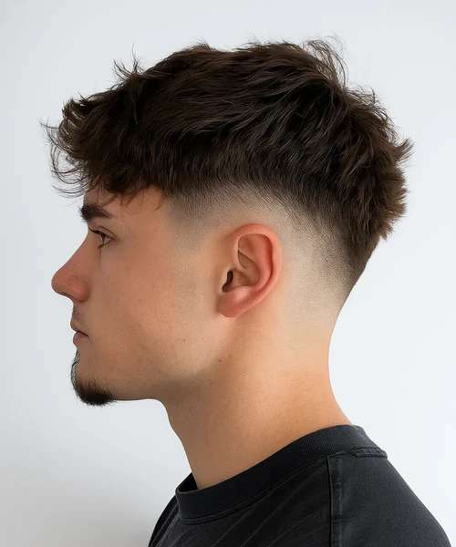 Mid fade hair
