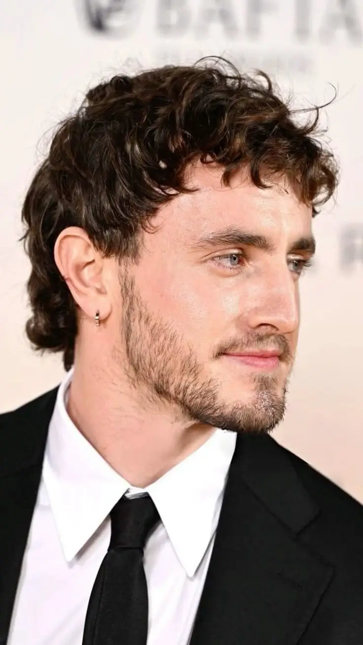 Paul Mescal with mullet