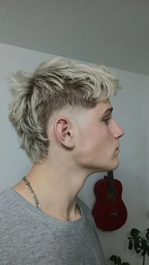 Blonde Mullet
