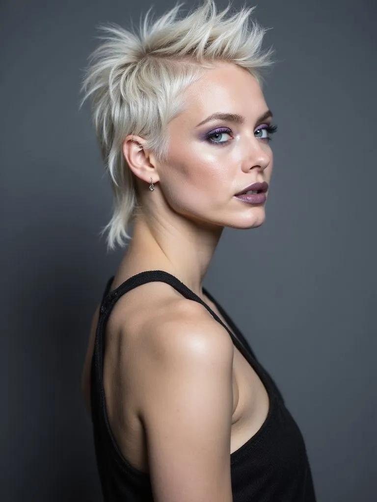 Blonde Mullet