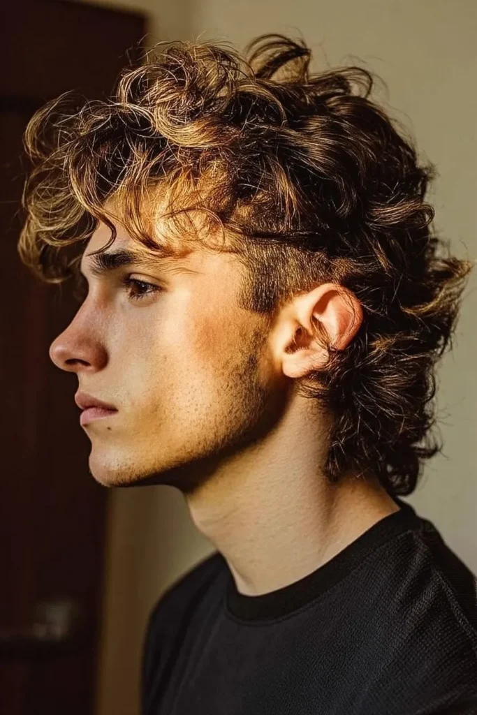 Brown Hair Mullet