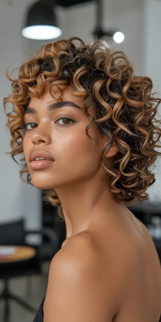 Curly Mullet