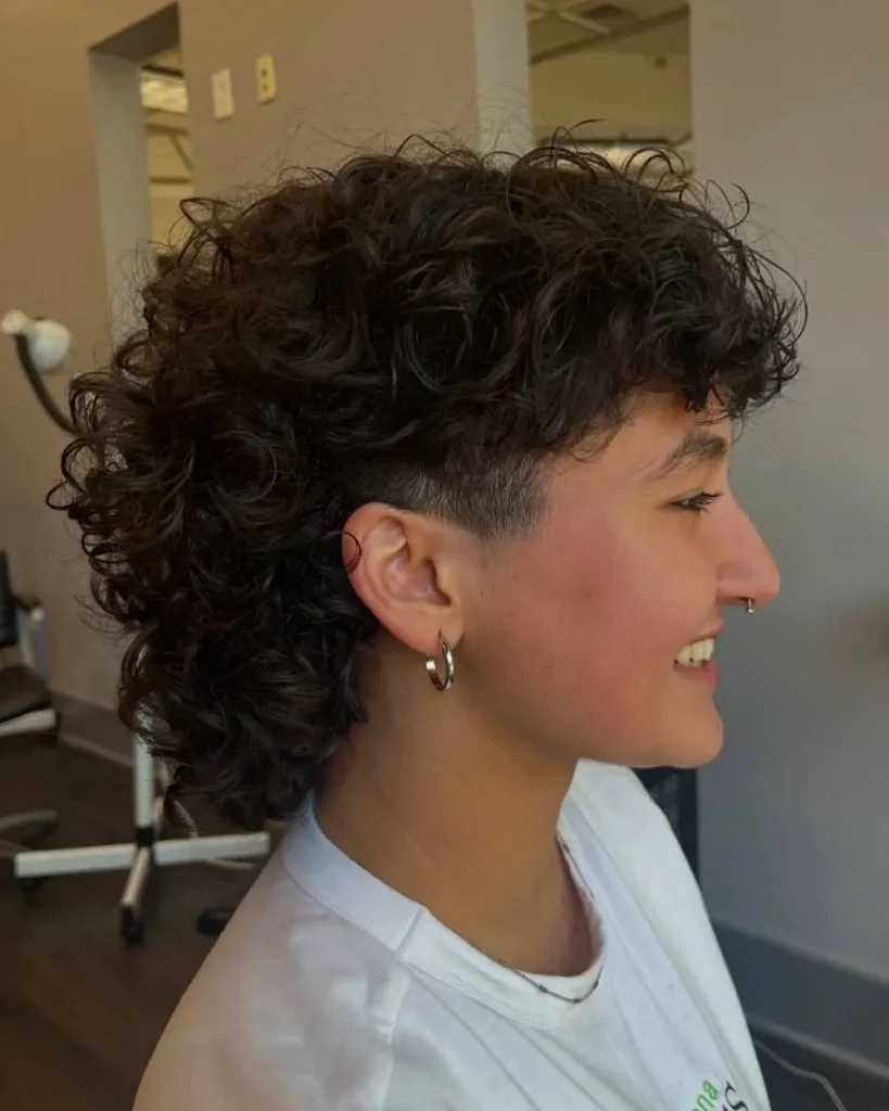 Curly Mullet Girls