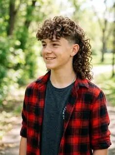 Curly Mullet Kids