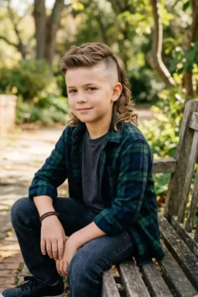 Mullet Kids with Undercut
