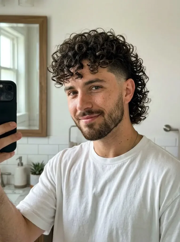 Mullet for Wavy Hair