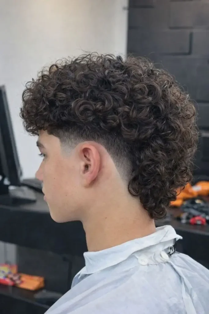 Mullet for Curly Hair