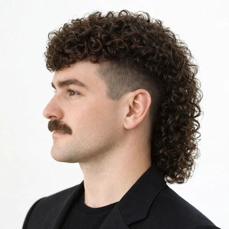 Mullet for Curly Hair