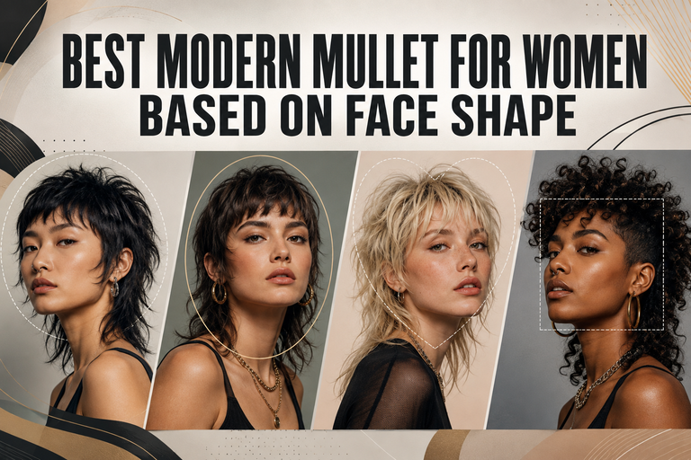Best Modern Mullet for Women Based on Face Shape